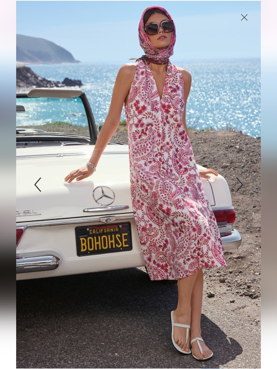 Johnny Was Dresses & Skirts - Johnny Was Workshop Lillet Crisscross Linen Dress